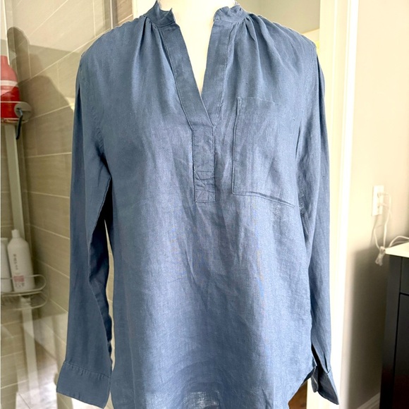 GAP Women Linen Popover - Picture 1 of 2